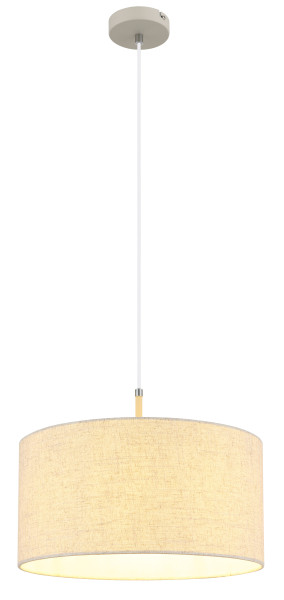 Hängeleuchte OSLO in sand aus Metall