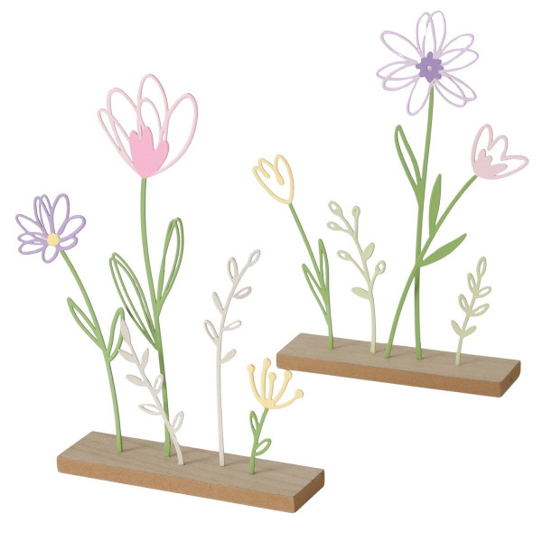 Aufsteller BLOSSOM in mehrfarbig aus Materialmix