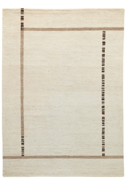 Teppich HEAVEN in weiß aus Schurwolle