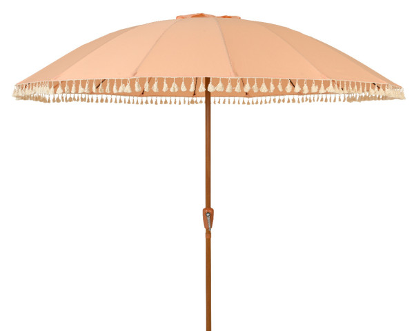 Sonnenschirm in pfirsich aus Polyester
