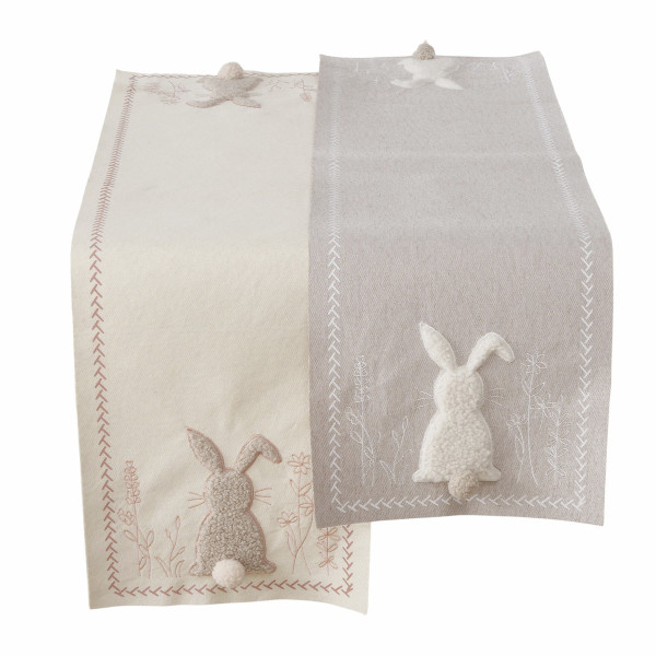 Tischläufer JENI in mehrfarbig aus Materialmix