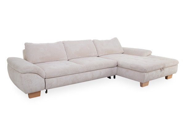 Polsterecke PALJA in beige aus Stoff