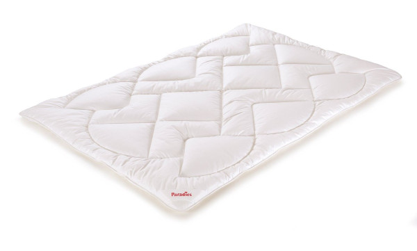 Ganzjahresbett ANELA in weiß aus Polyester
