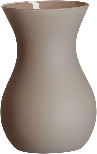 Vase ANNALENA braun in braun aus Glas