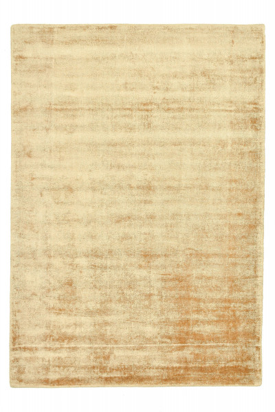 Teppich LANAI in goldfarben aus Viskose