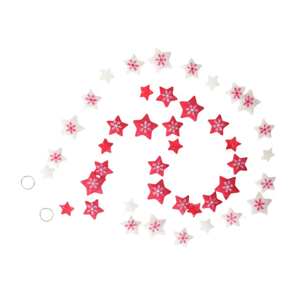 Capiz-Girlande NORWIAN in mehrfarbig aus Materialmix