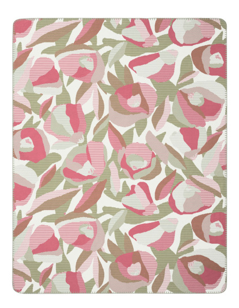 Wohndecke FLORAL SECRET in mehrfarbig aus Mischgewebe