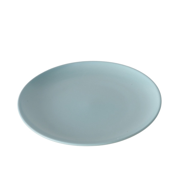 Teller PASTELL hellblau in blau aus Steinzeug