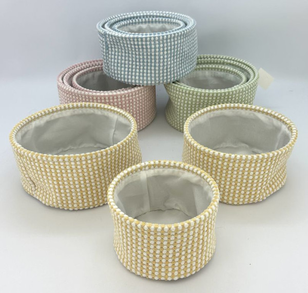 Korb MALAGA in natur aus Materialmix