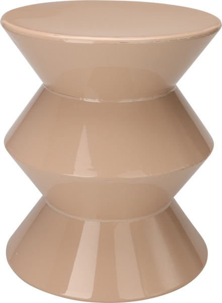 Beistelltisch in sand aus Zink