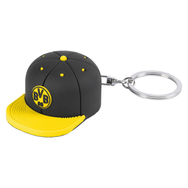 Schlüsselanhänger BVB KAPPE in mehrfarbig aus Materialmix