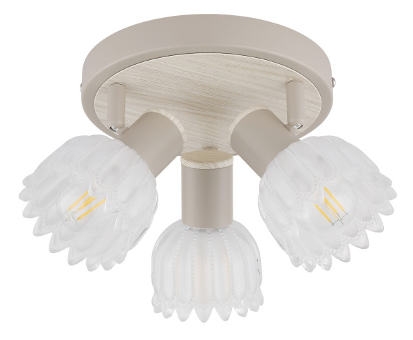 Strahler PLANTA in sand aus Metall