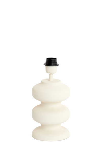Lampenfuss SOROCA in creme aus Metall
