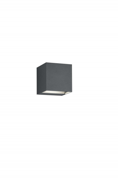Wandleuchte ADAJA in anthrazit aus Aluminium