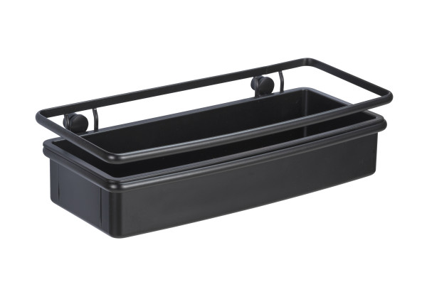 Wandablage MOLINELLA in schwarz aus Materialmix