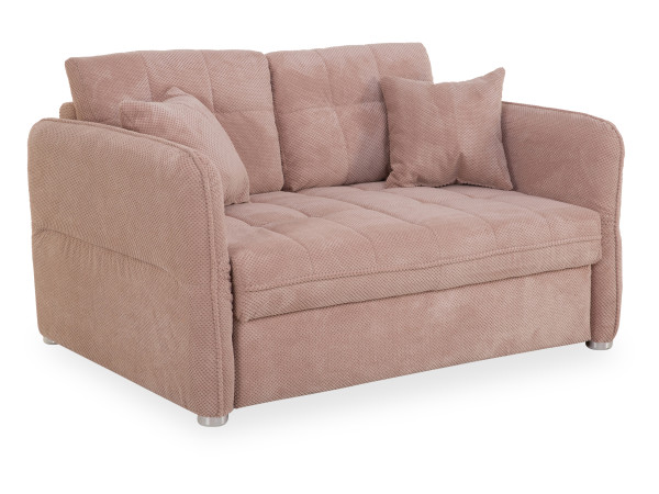 Schlafsofa HARPER JOHNSTOWN in rosa aus Stoff