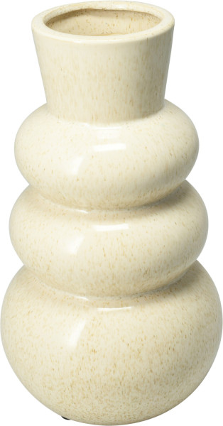 Vase MATTEO in creme aus Dolomit
