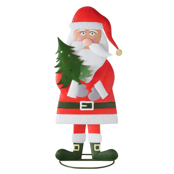 Weihnachtsmann PEDRO in mehrfarbig aus Eisen