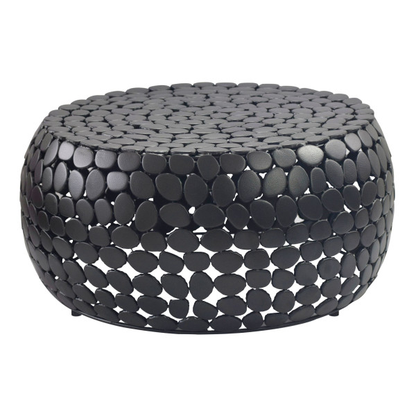 Couchtisch in schwarz aus Aluminium