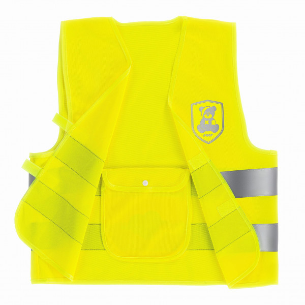 Warnweste MYBUDDYGUARD in gelb aus Kunststoff