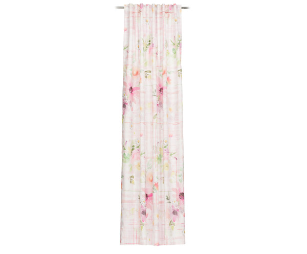Fertigvorhang FLORA lila in lila aus Polyester