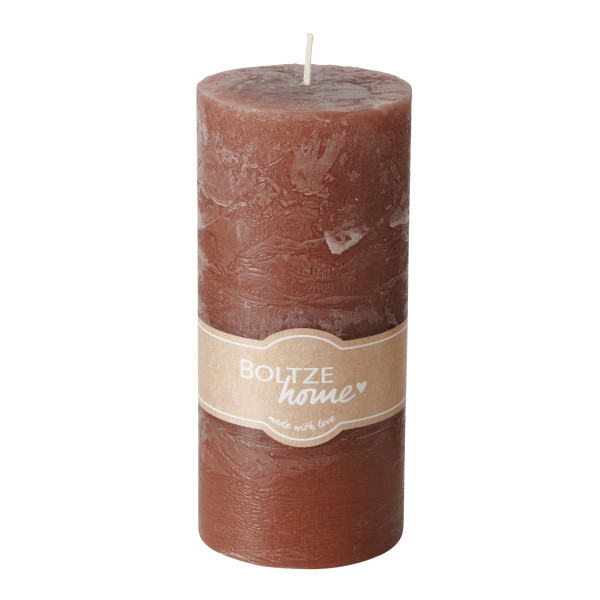 Kerze CASUAL terra in terra aus Wachs
