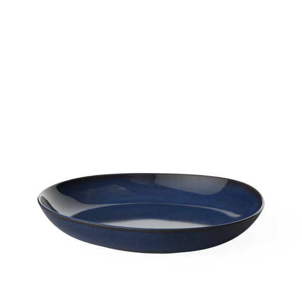 Schale LAVE BLEU in blau aus Steingut