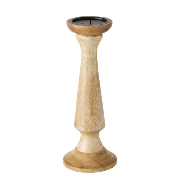 Kerzenhalter NUNDA in natur aus Holz
