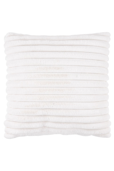 Kissen PLUSH elfenbein in elfenbein aus Polyester