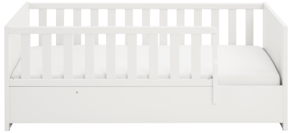 Bodenbett PAIDI LITTLE SNU in kreideweiß