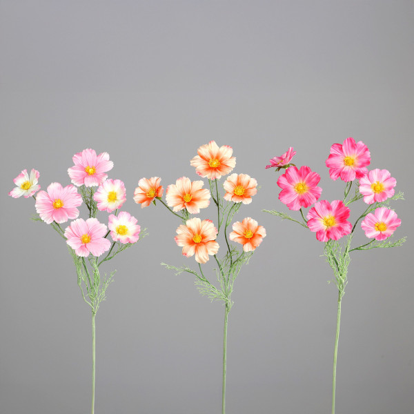 Kunstblume Cosmea in mehrfarbig aus Kunststoff