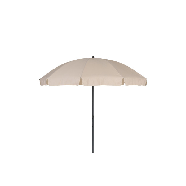 Sonnenschirm in beige aus Materialmix