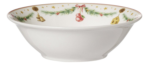 Schale HOLLY in weiß aus Porzellan