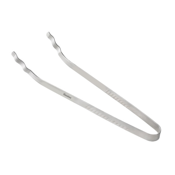Grillzange INOX in silberfarben aus Metall