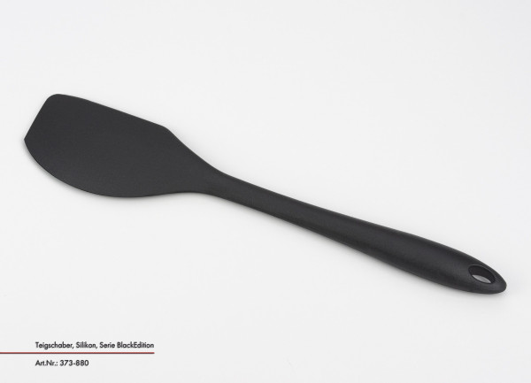 Teigschaber JUSTINUS BLACK EDITION in schwarz aus Silikon