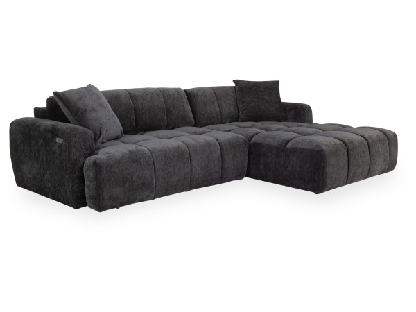 Polsterecke BELLI in anthrazit aus Stoff