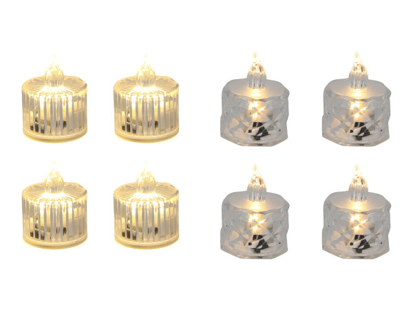 Teelicht MINI in blau aus Edelstahl