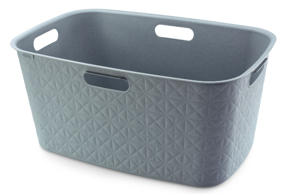 Wäschekorb SOFTEX in blau aus Daune