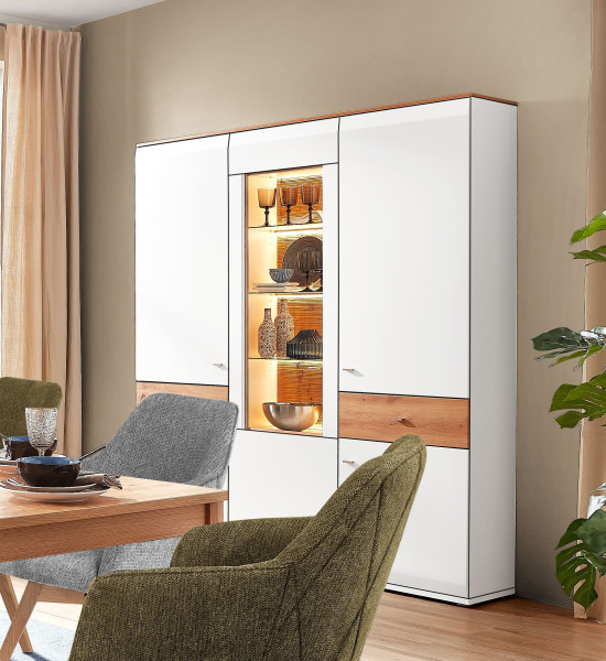 Schrank vito SAMBA in weiß aus Dekor