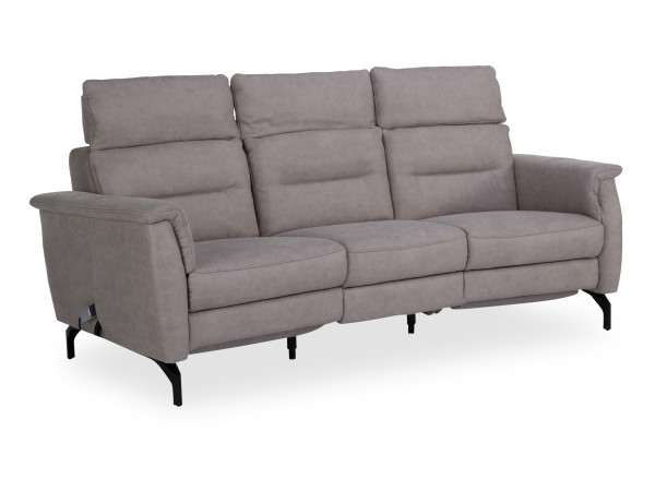 Rundsofa MONDO COMFORT VELORIA in Light Grey aus Stoff
