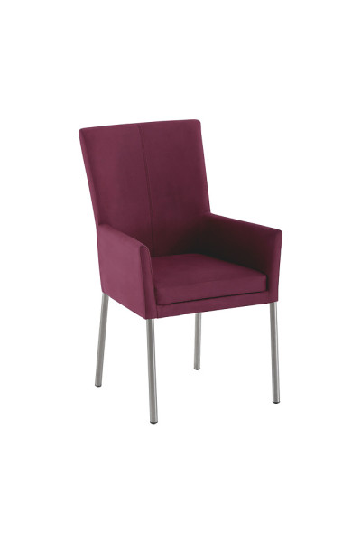 Polsterstuhl COLORADO in  Nirvana rot