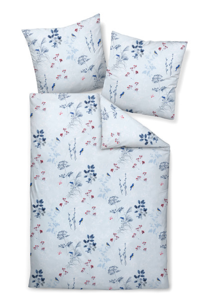 Bettwäsche MOMENTS Mako-Satin aus Baumwolle