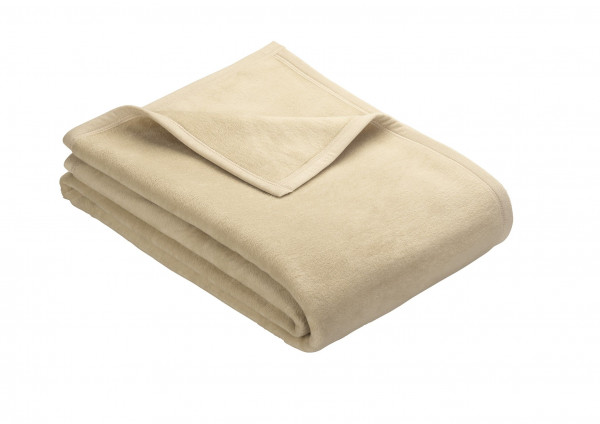 Wohndecke BERLIN in creme aus Mischgewebe