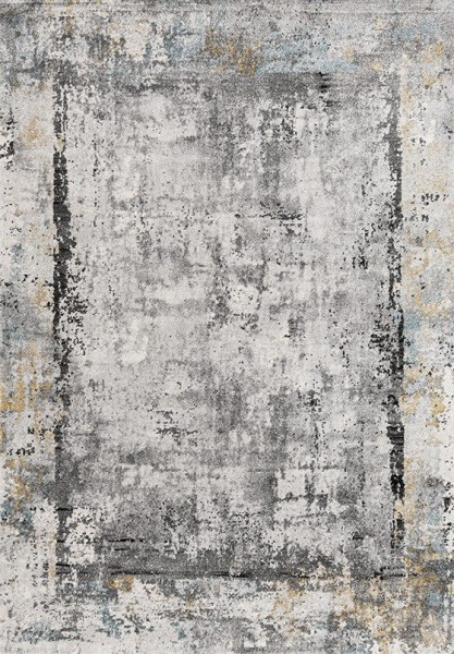 Teppich BODRUM in grau aus Polypropylen