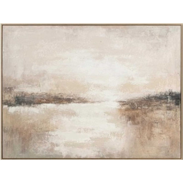 Originalbild VELVET HORIZON in grau aus Materialmix