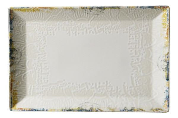 Platte ALFONSO in beige aus Steinzeug