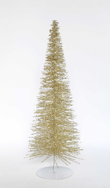 Weihnachtsbaum DRAHT in champagner aus Kunststoff