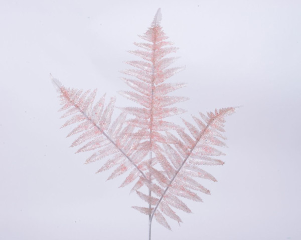 Kunstzweig FERN rosa in rosa aus Kunststoff