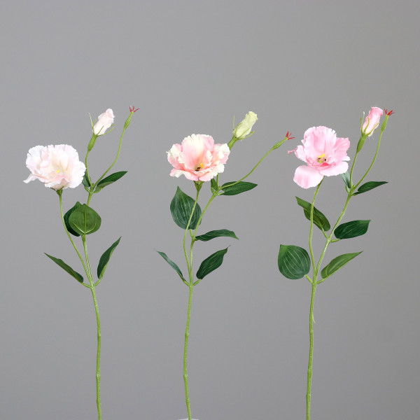 Kunstblume Lisianthus in mehrfarbig aus Kunststoff