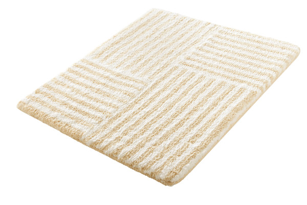 Badteppich CHELSEA in beige aus Polyester